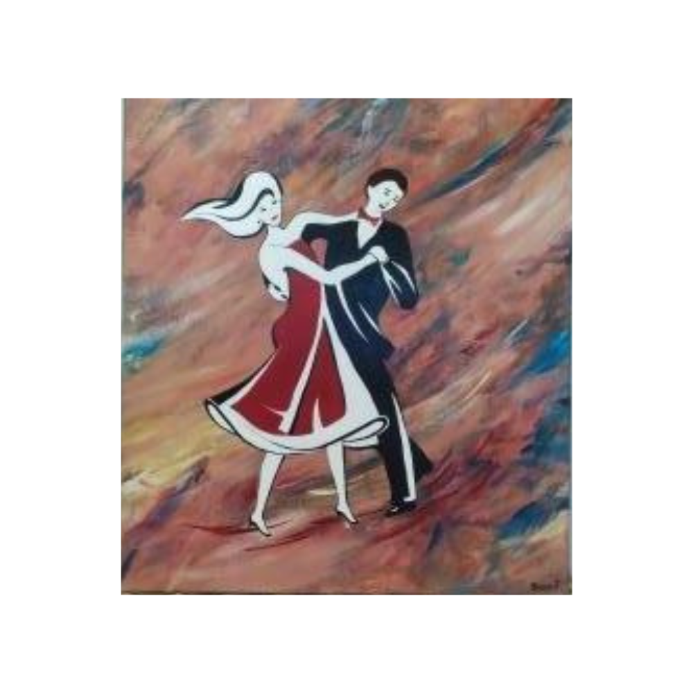 Les danseurs technique acrylique