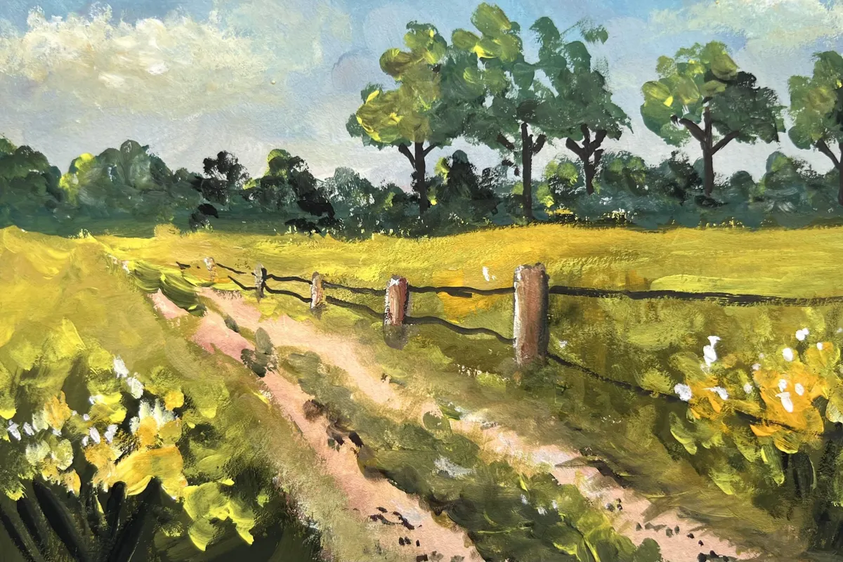 La gouache, la peinture opaque