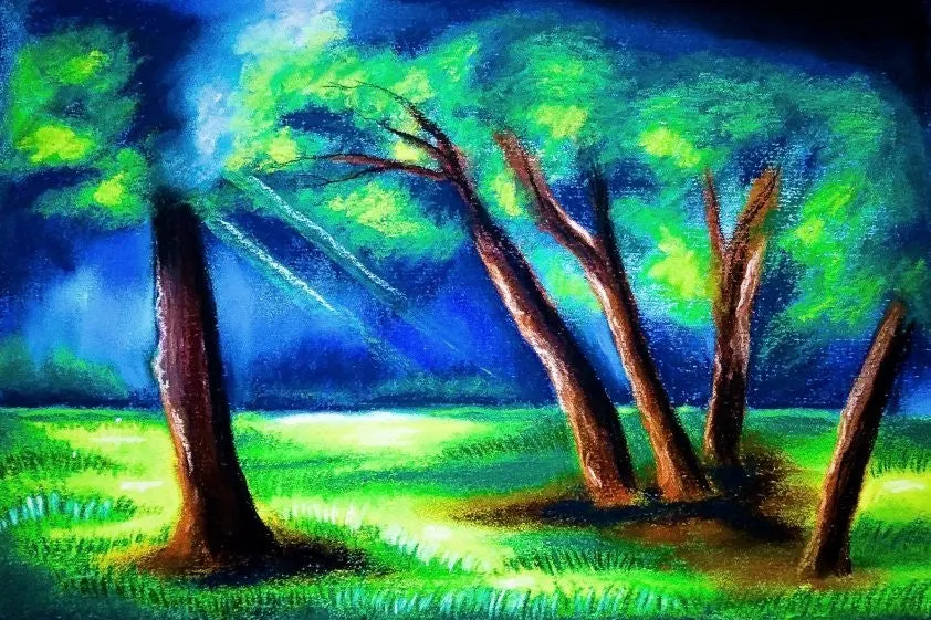 Le pastel, entre dessin et peinture
