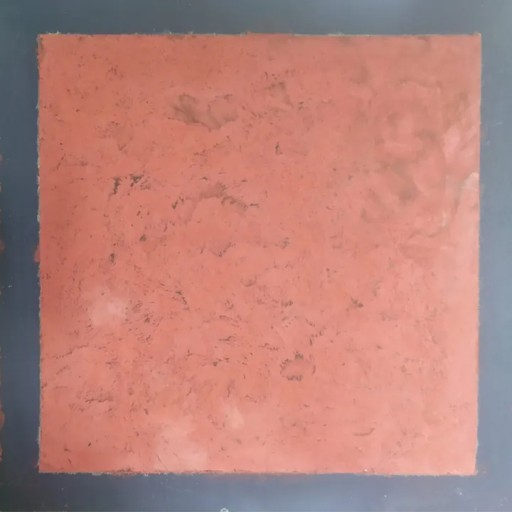 Béton décoratif rouge