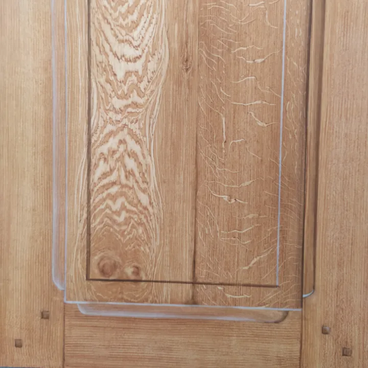 Imitation de bois peinte, chêne à l'huile