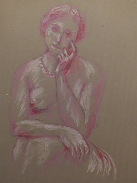 Portrait technique pastel