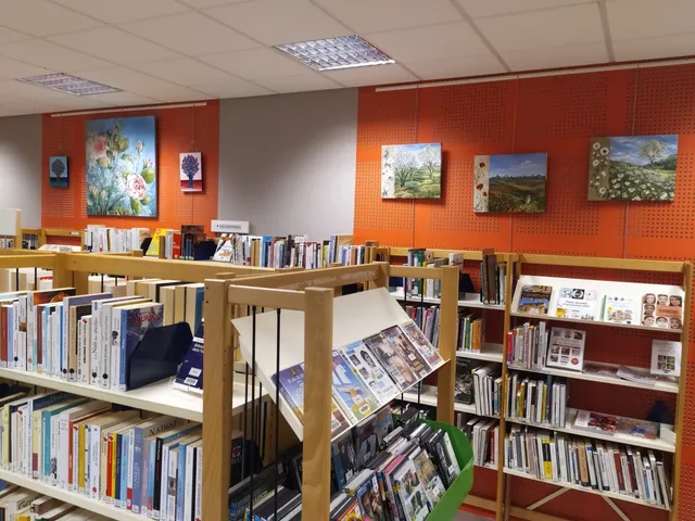 Exposition à la médiathèque de Vaiges, photo 1