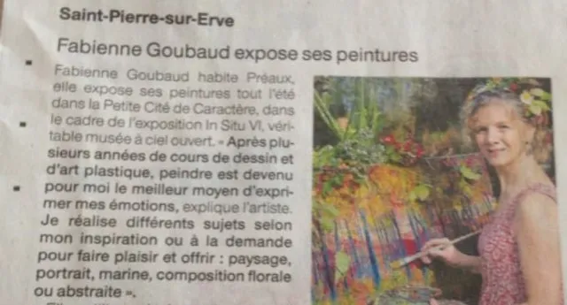 Exposition à Saint-Pierre-sur-Erve, photo 1