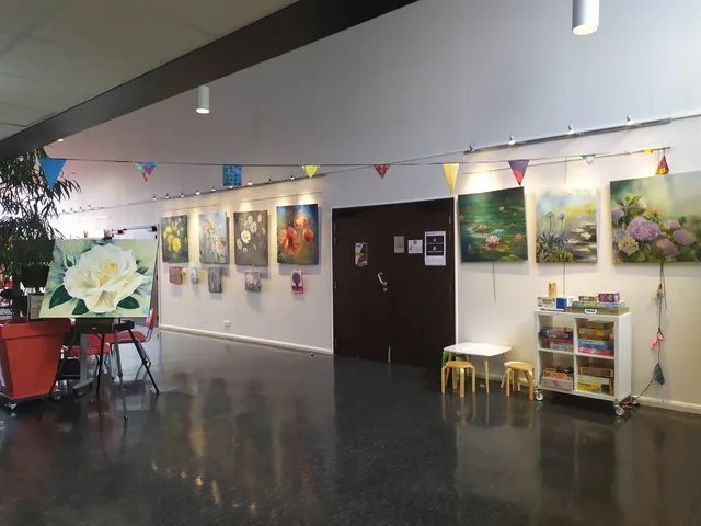 Exposition avec l'association Trait d'union, photo 2