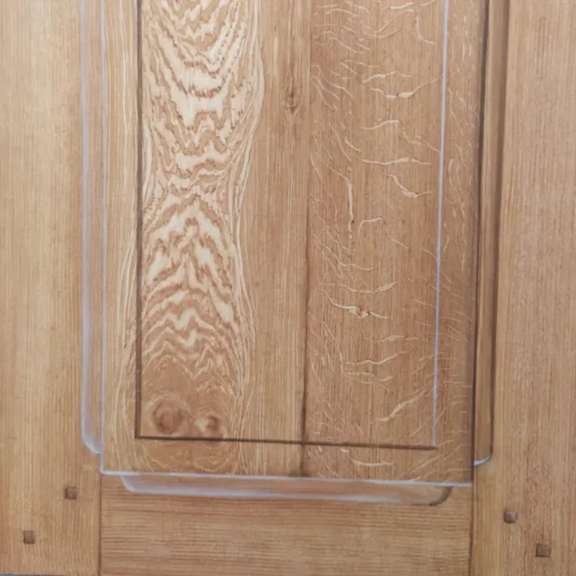 Imitation de bois peinte, chêne à l'huile