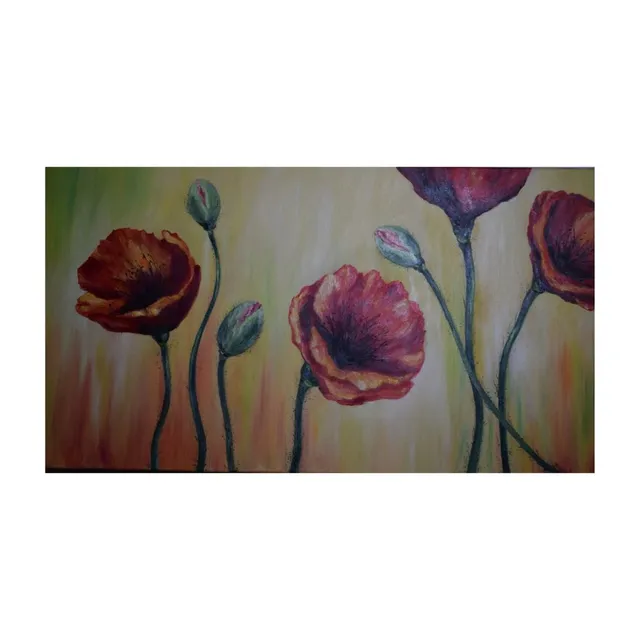 Coquelicots, œuvre de Fabienne Goubaud