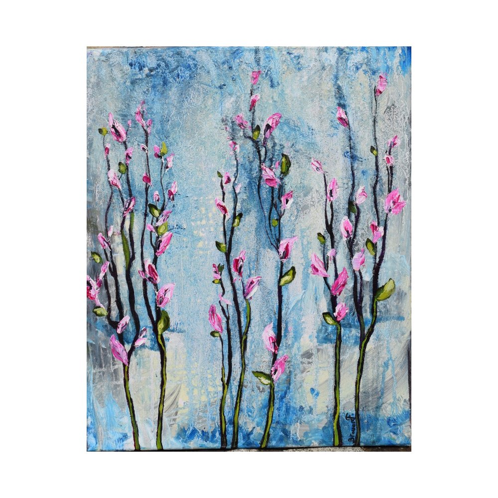 Effervescence florale 1, œuvre de Fabienne Goubaud