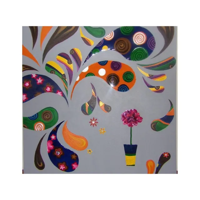 Effervescence florale, œuvre de Fabienne Goubaud