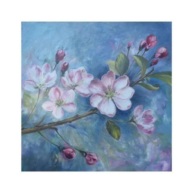 Fleurs de pommier, œuvre de Fabienne Goubaud