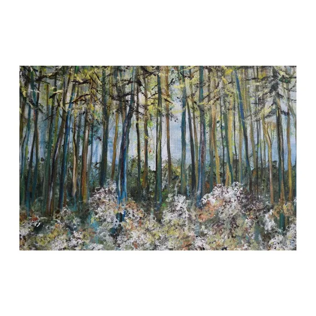 Forêt enchantée, acrylique, œuvre de Fabienne Goubaud