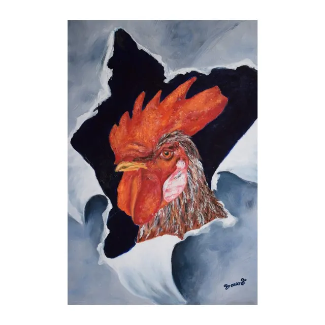 La fierté du coq, œuvre de Fabienne Goubaud