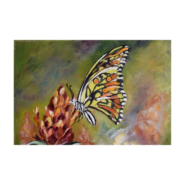 Papillon en éveil, œuvre de Fabienne Goubaud
