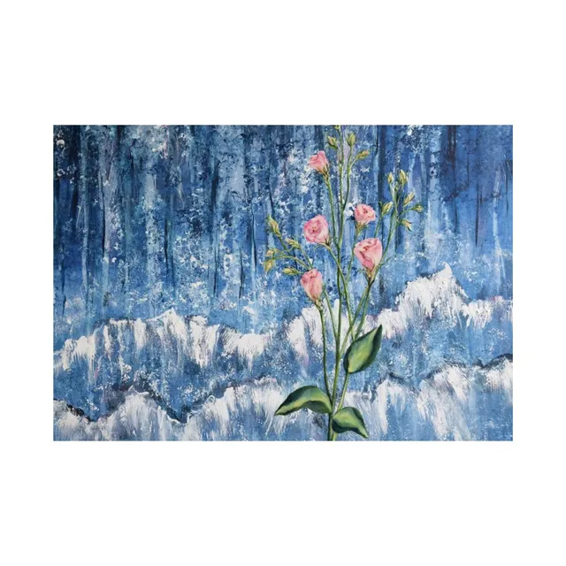 Vague fleurie, œuvre de Fabienne Goubaud