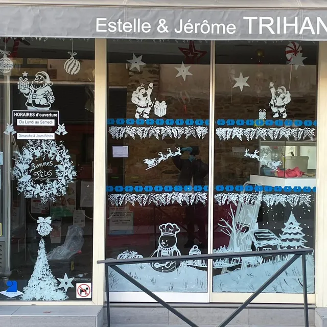 Vitrine de Noël 2025 peinte à la main, Argentré-du-Plessis (35)