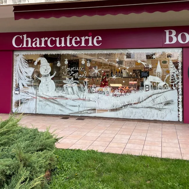 Vitrine de Noël 2025 peinte à la main, Sablé-sur-Sarthe (72)